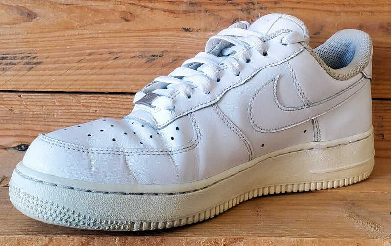 Nike Air Force 1 Low Leather Trainers UK8/US9/EU42.5 315122-111 Triple White