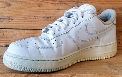 Nike Air Force 1 Low Leather Trainers UK8/US9/EU42.5 315122-111 Triple White