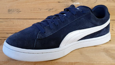 Puma Court Star Low Suede Trainers UK12/US13/EU47 366574-04 Navy/White