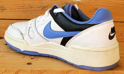 Nike Full Force Low Leather Trainers UK6/US7/EU40 FB1362-100 White/Blue