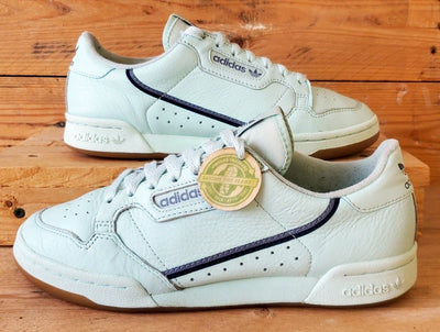 Adidas Continental 80 Low Leather Trainers UK6/US6.5/EU39 BD7641 Ice Mint
