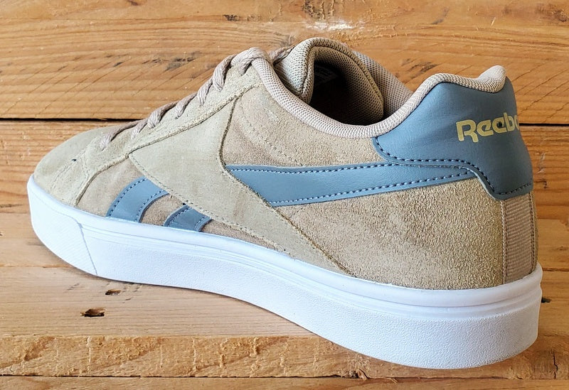 Reebok Royal Complete 3.0 Suede Trainers UK8.5/US9.5/EU42.5 FV0247 Beige/Silver