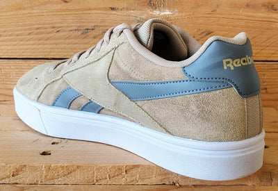 Reebok Royal Complete 3.0 Suede Trainers UK8.5/US9.5/EU42.5 FV0247 Beige/Silver