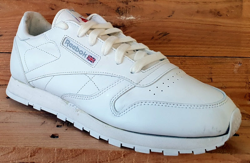 Reebok Classic Low Leather Trainers UK9/US11.5/EU43 059503 White/Grey/Red