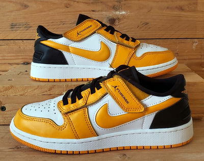 Nike Air Jordan 1 Flyease Low Trainers UK4/US4.5Y/EU36.5 DN4639-107 Yellow/White