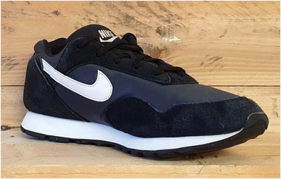 Nike Outburst Low Suede/Leather Trainers UK7/US9.5/EU41 AO1069-001 Black/White