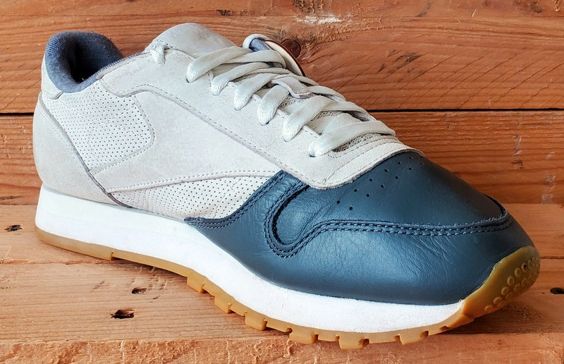 Reebok Classic Low Leather Trainers UK7.5/US8.5/EU41 BS5080 Grey/White/Gum