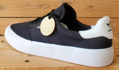 Adidas 3MC Low Canvas Trainers UK7.5/US8/EU41 B22706 Core Black/White