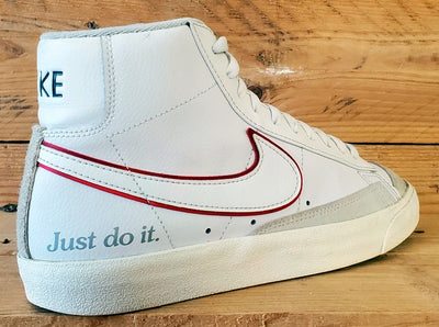 Nike Blazer 77 Just Do It Mid Leather Trainers UK6/US7/EU40 DQ0796-100 White
