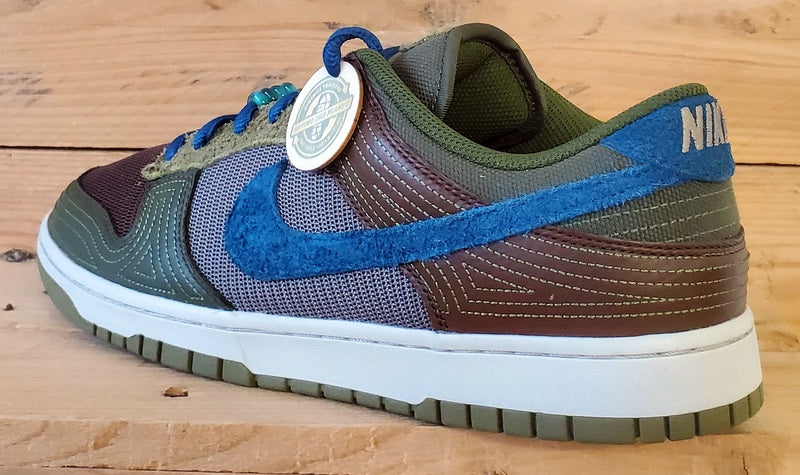 Nike Dunk Cacao Low Textile Trainers UK11/US12/EU46 DR0159-200 Green/Brown