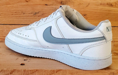 Nike Court Vision Low Leather Trainers UK7/US8/EU41 DH2987-112 White/Grey