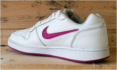 Nike Ebernon Low Leather Trainers UK7/US9.5/EU41 AQ1779-103 Purple/White
