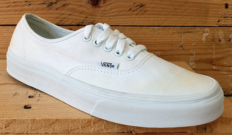 Vans Off The Wall Low Canvas Trainers UK7/US8/EU40.5 507452 Triple White
