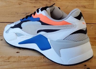 Puma RS-X Prism Low Textile Trainers UK11/US12/EU46 374758-03 Grey/Ultra Orange