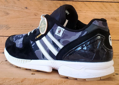 Adidas ZX 8000 Bape Undefeated Low Textile Trainers UK11/US11.5/E46 FY8852 Black