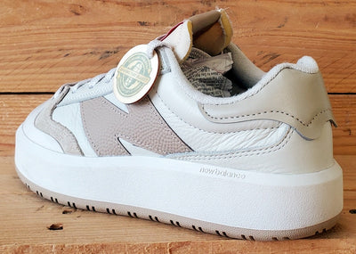 New Balance CT302 Low Leather Trainers UK5/US5.5/EU38 CT302AMM White/Grey