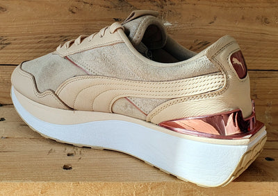 Puma Cruise Rider 66 Low Leather/Suede Trainers UK6/US8.5/EU39 375074-02 Pink