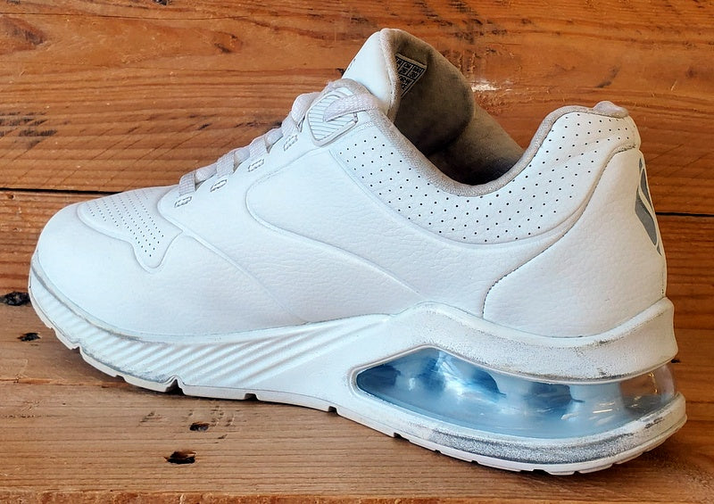 Skechers Uno 2 Low Leather Trainers UK6/US9/EU39 SN155543 Triple White