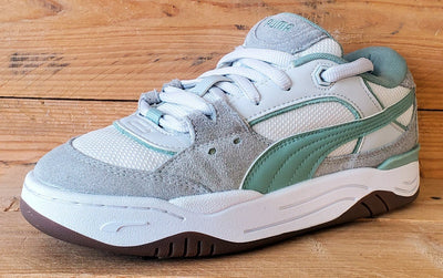 Puma 180 Low Textile/Suede Trainers UK5.5/US6.5/E38.5 389267-04 Grey/White/Green