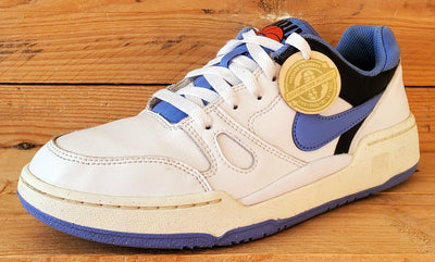 Nike Full Force Low Leather Trainers UK6/US7/EU40 FB1362-100 White/Blue