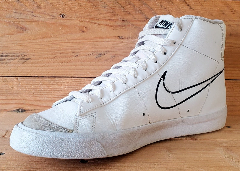 Nike Blazer 77 Multi Swoosh Mid Leather Trainers UK8/US9/EU42.5 FN7809-100 White