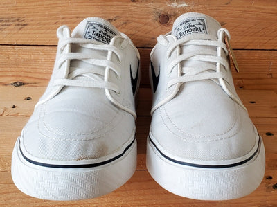Nike Stefan Janoski Low Canvas Trainers UK8/US9/EU42.5 615957-100 White Black