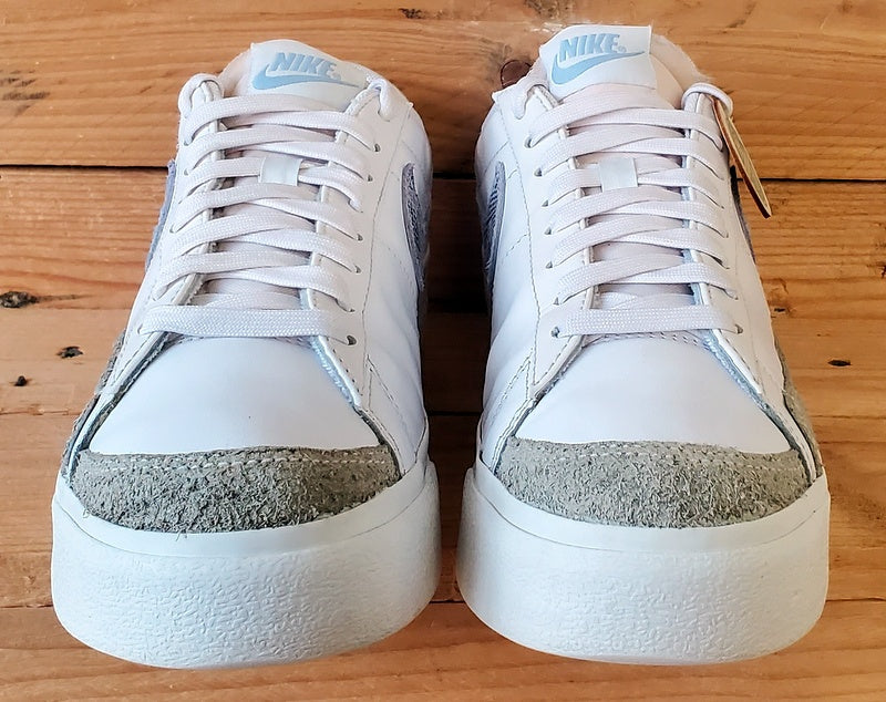 Nike Blazer Platform Low Leather Trainers UK6/US8.5/EU40 DV6978-100 White