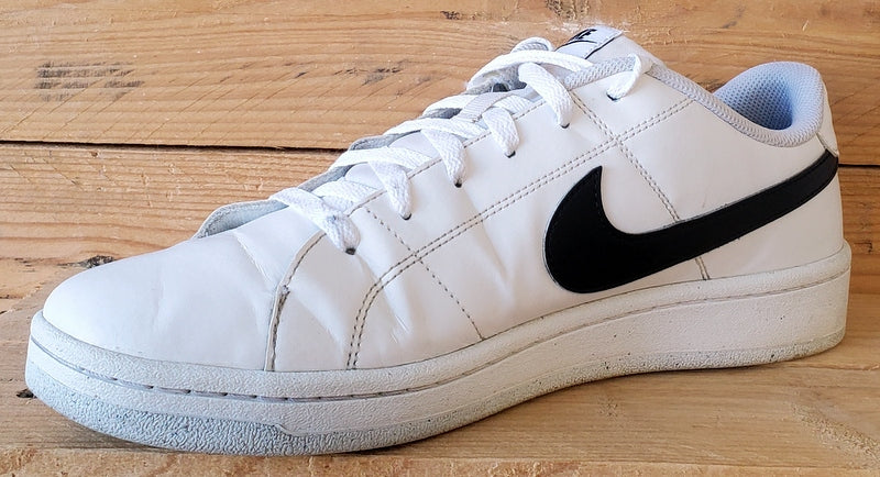 Nike Court Royale Low Leather Trainers UK9/US10/EU44 DH3160-101 White/Black
