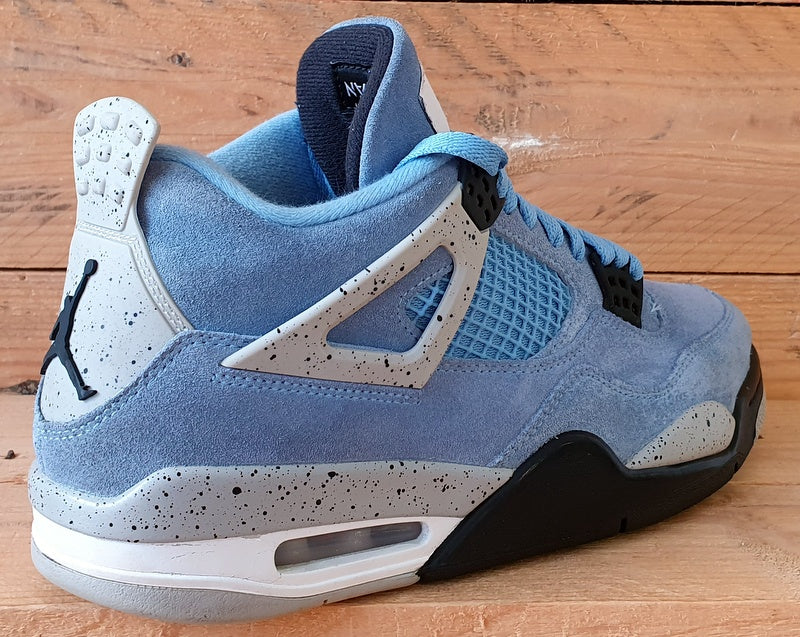 Nike Air Jordan 4 Retro Suede Trainers UK7/US8/EU41 CT8527-400 University Blue