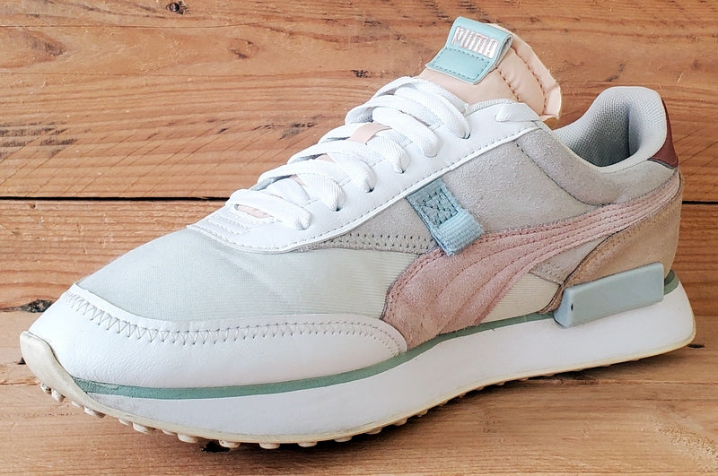 Puma Future Rider Marshmallow Suede Trainers UK7/US9.5/E40.5 374665-02 Grey/Pink
