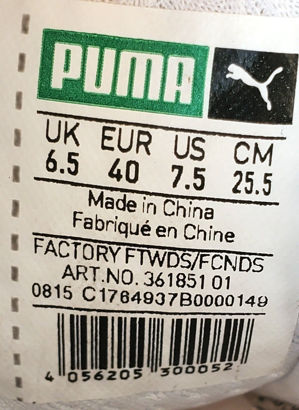 Puma Trinomic Blaze Of Glory Low Trainers UK6.5/US7.5/EU40 361851-01 White