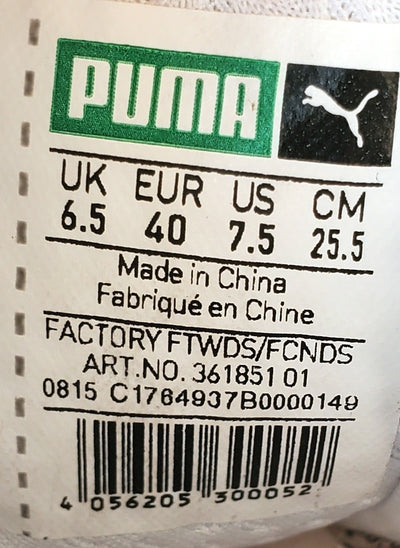 Puma Trinomic Blaze Of Glory Low Trainers UK6.5/US7.5/EU40 361851-01 White