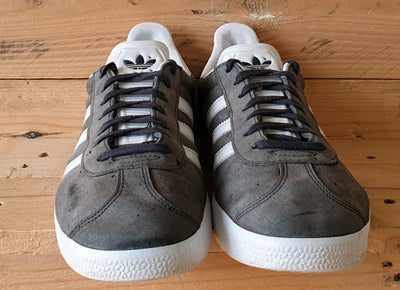 Adidas Originals Gazelle Suede Trainers UK8/US8.5/EU42 BB5480 Solid Grey/Green