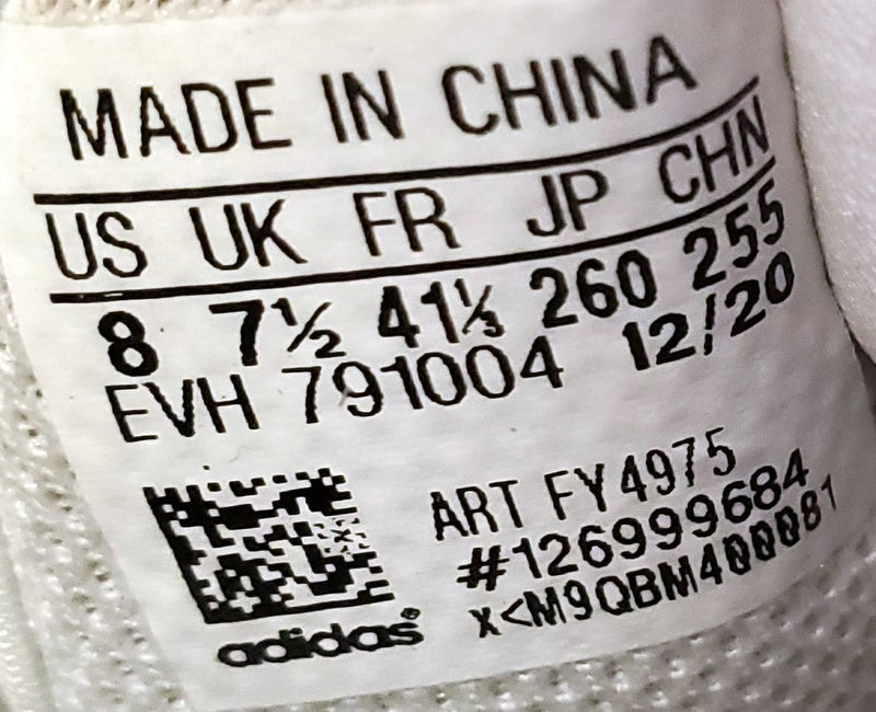 Adidas Forum Mid Leather Trainers UK7.5/US8/EU41 FY4975 Triple White