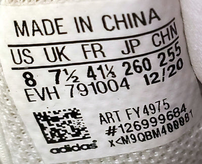 Adidas Forum Mid Leather Trainers UK7.5/US8/EU41 FY4975 Triple White
