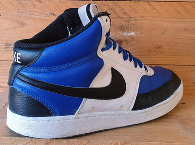 Nike Court Vision Mid Leather Trainers UK8/US9/EU42.5 DM1186-400 Game Royal