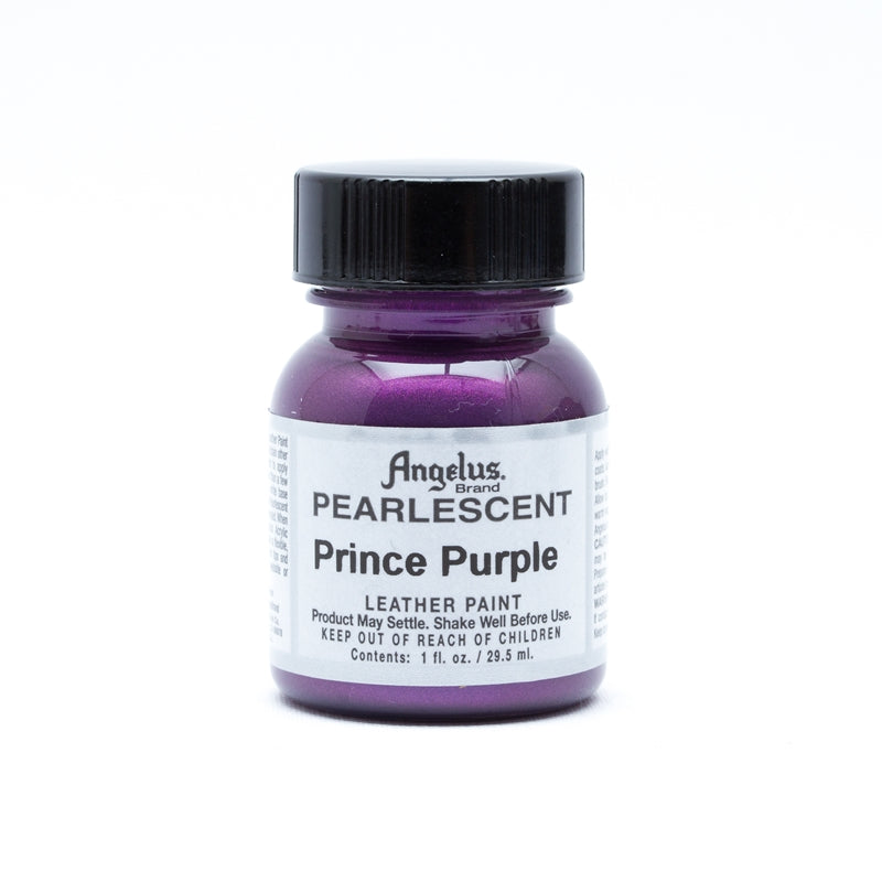 Angelus Pearlescent Acrylic Leather Paint - Prince Purple- 1fl oz / 30ml - Custom Sneakers