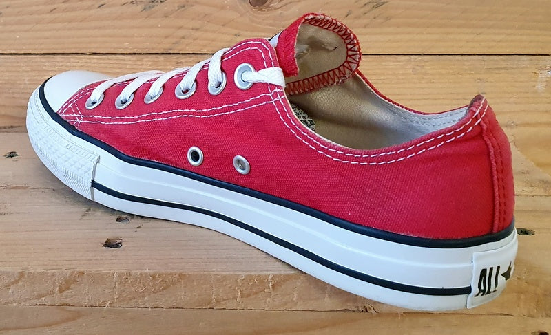 Converse Chuck Taylor All Star Canvas Trainers UK6/US8/EU39 M9696 Red/White