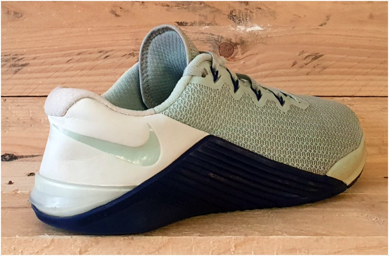 Nike Metcon 5 Low Textile Trainers UK6/US8.5/EU40 AO2982-334 Green/Blue/White
