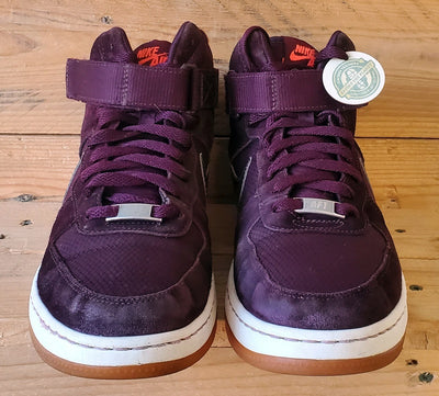 Nike Air Force 1 Ultra Force Suede Trainers UK6/US8.5/EU40 654851-600 Burgundy