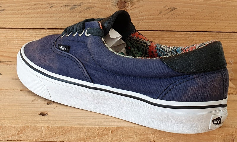 Vans Off The Wall Low Canvas Trainers UK8/US9/EU42 721356 Denim Blue/Black