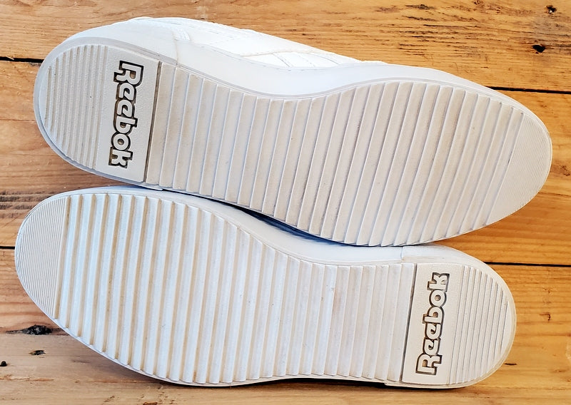 Reebok Techque T Bold Low Leather Trainers UK4/US6.5/EU37 GZ6020 Triple White