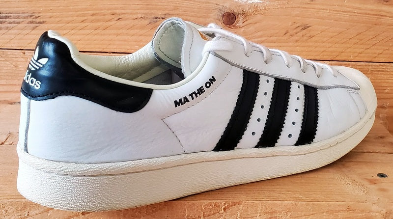 Adidas Superstar Boost Low Leather Trainers UK10/US10.5/E44.5 BB0188 White/Black