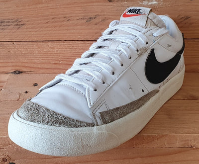 Nike Blazer 77 Low Leather Trainers UK9.5/US10.5/EU44.5 DA6364-101 White