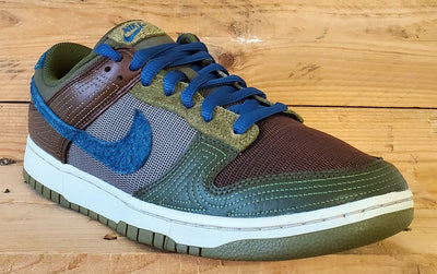 Nike Dunk Cacao Low Textile Trainers UK11/US12/EU46 DR0159-200 Green/Brown