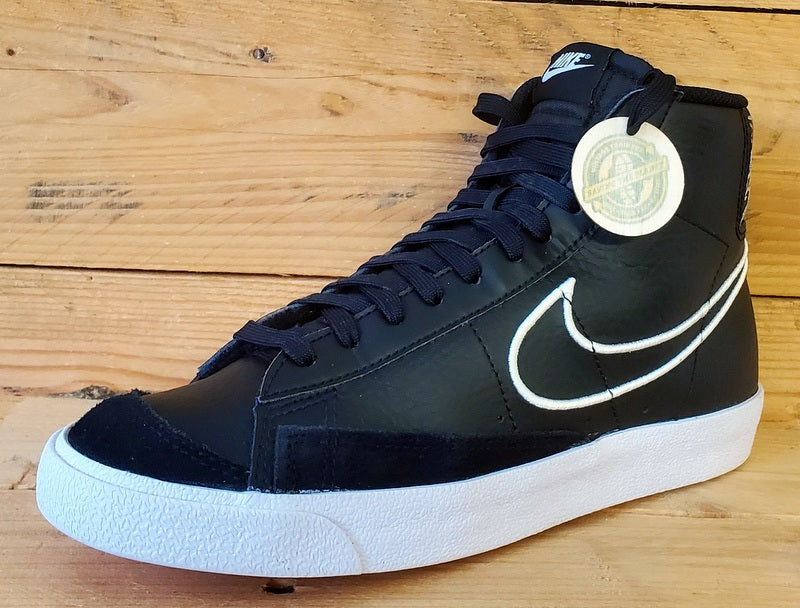 Nike Blazer 77 Playful Fonts Leather Trainers UK5.5/US6Y/EU38.5 DJ0265-001 Black