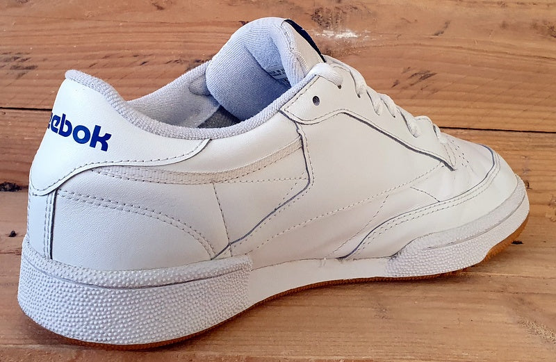 Reebok Classic Club C Low Leather Trainers UK8/US9/EU42 AR0459 White/Blue