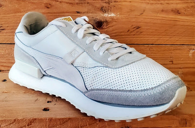 Puma Future Rider Low Leather Trainers UK10.5/US11.5/EU45 383923-01 White