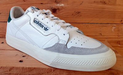 Adidas Continental Vulc Leather/Suede Trainers UK10/UK10.5/EU44.5 EF3534 White