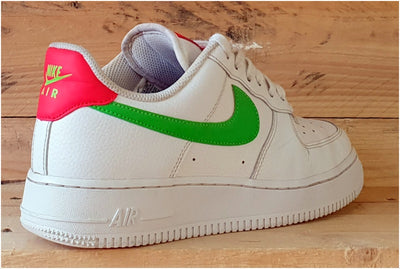 Nike Air Force 1 Low Leather Trainers UK6/US8.5/EU40 CT4328-100 Watermelon/White